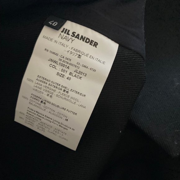 🥰 New Jil Sander virgin wool coat (EU 40) - Picture 8 of 8